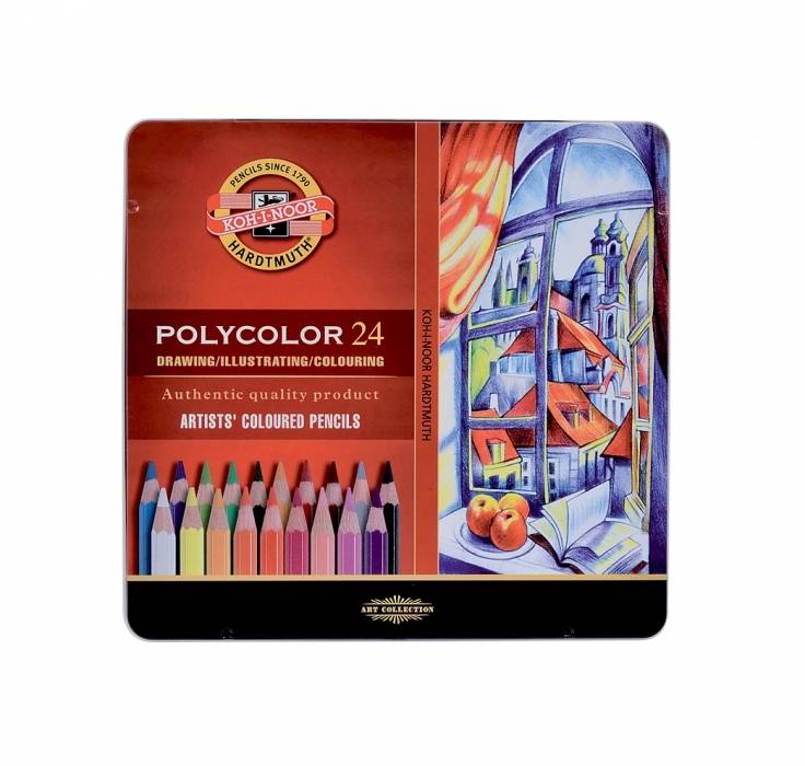 Pastelky Polycolor 24 ks