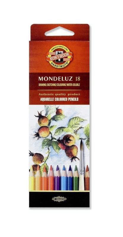 Akvarelové pastelky Mondeluz 18ks