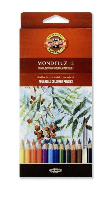Akvarelové pastelky Mondeluz 12ks