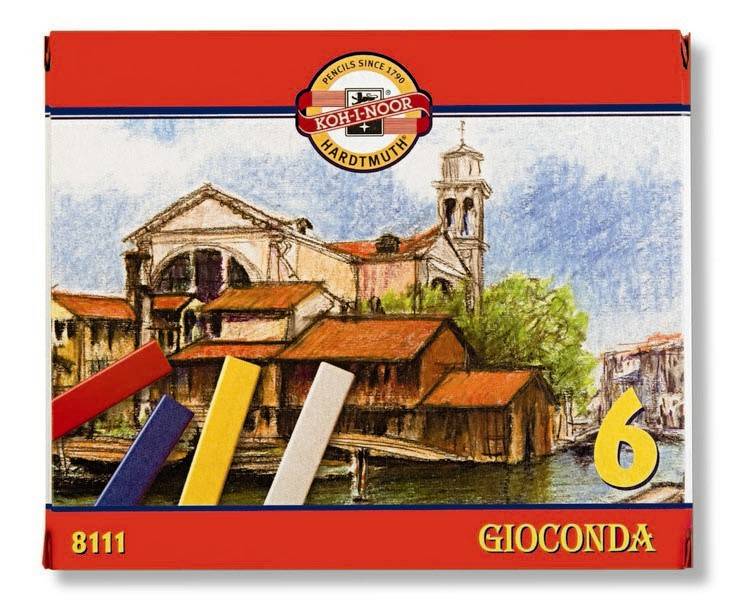 Tvrdé křídy GIOCONDA - 6KS