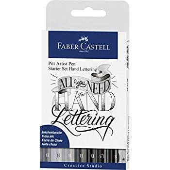 Sada Pitt Artist Pen Lettering 9ks