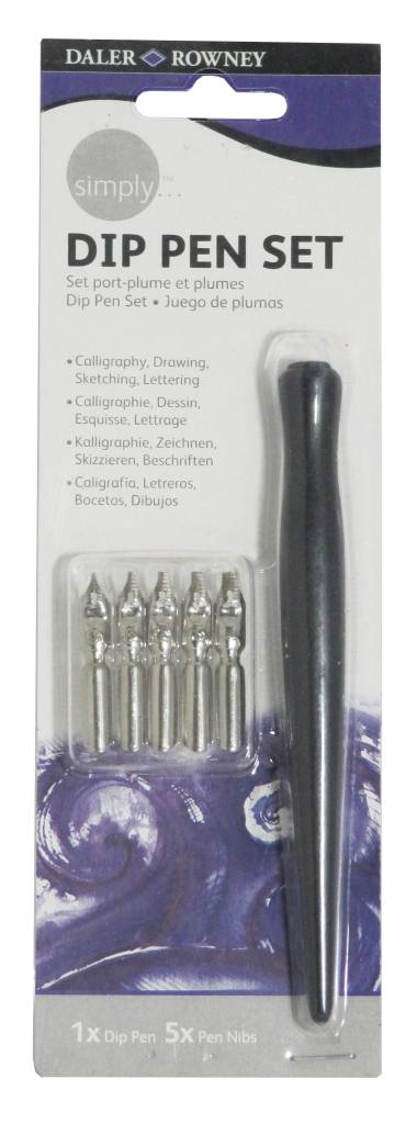 Kaligrafická sada Simply - Dip Pen Set 