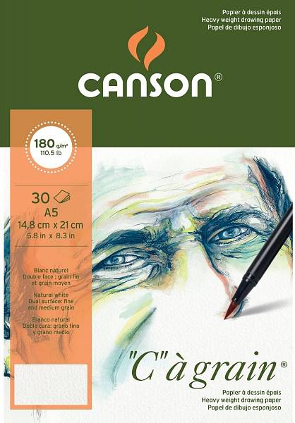Canson "C"á grain skicák A5 180g