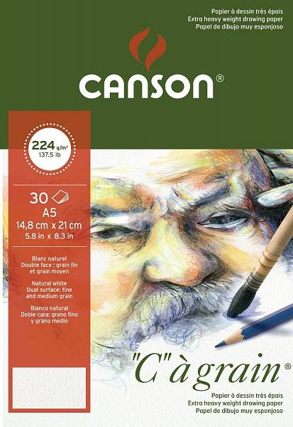 Canson "C"á grain skicák A5 224g