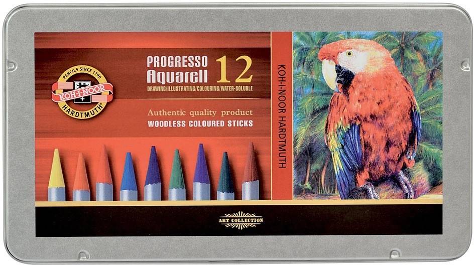Pastelky Progresso Aquarell sada 12ks