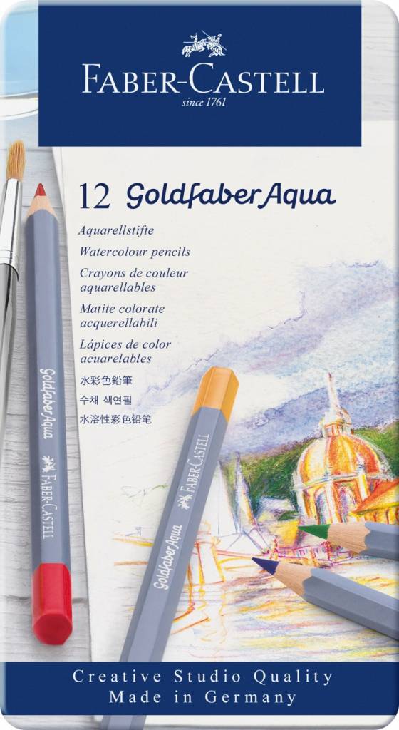 Pastelky Goldfaber Aqua 12ks