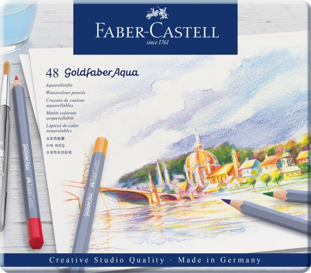 Pastelky Goldfaber Aqua 48ks