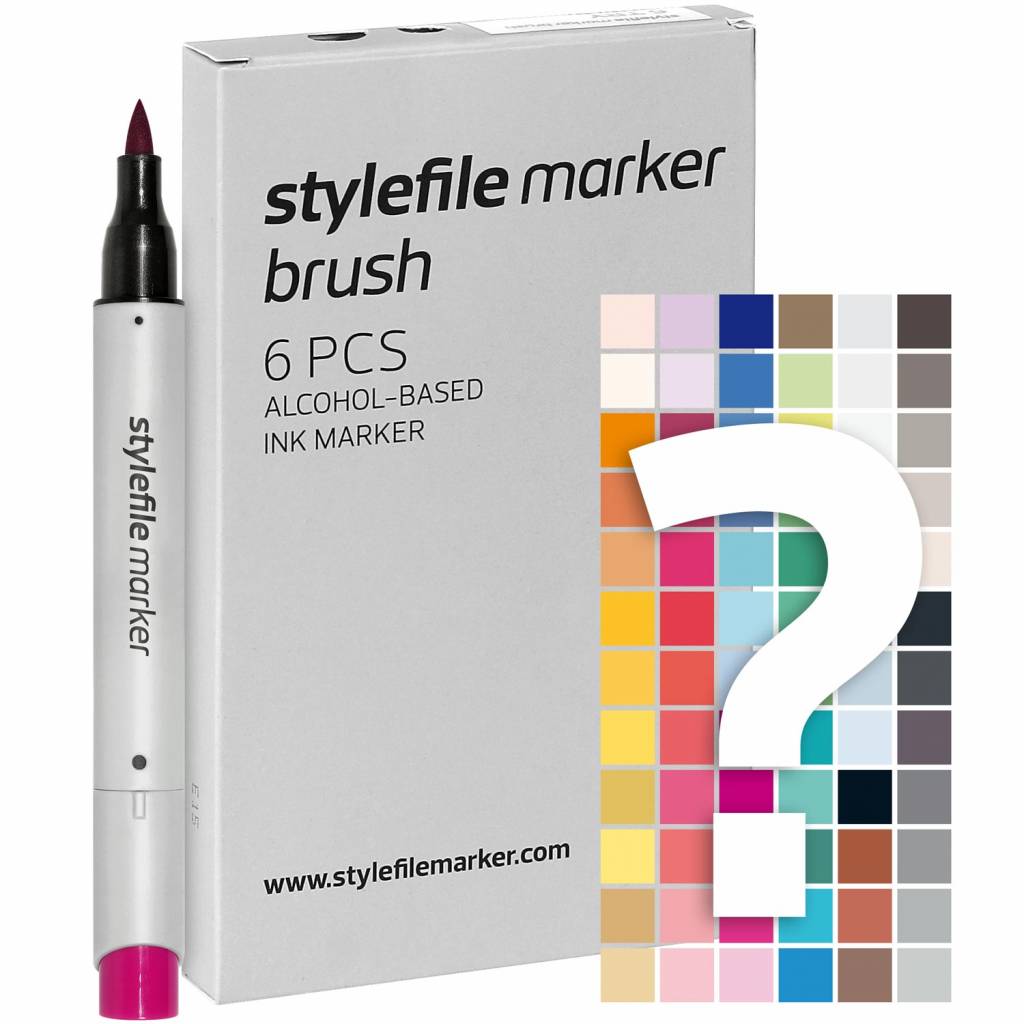 Stylefile fixy Brush Tryout Set 6ks